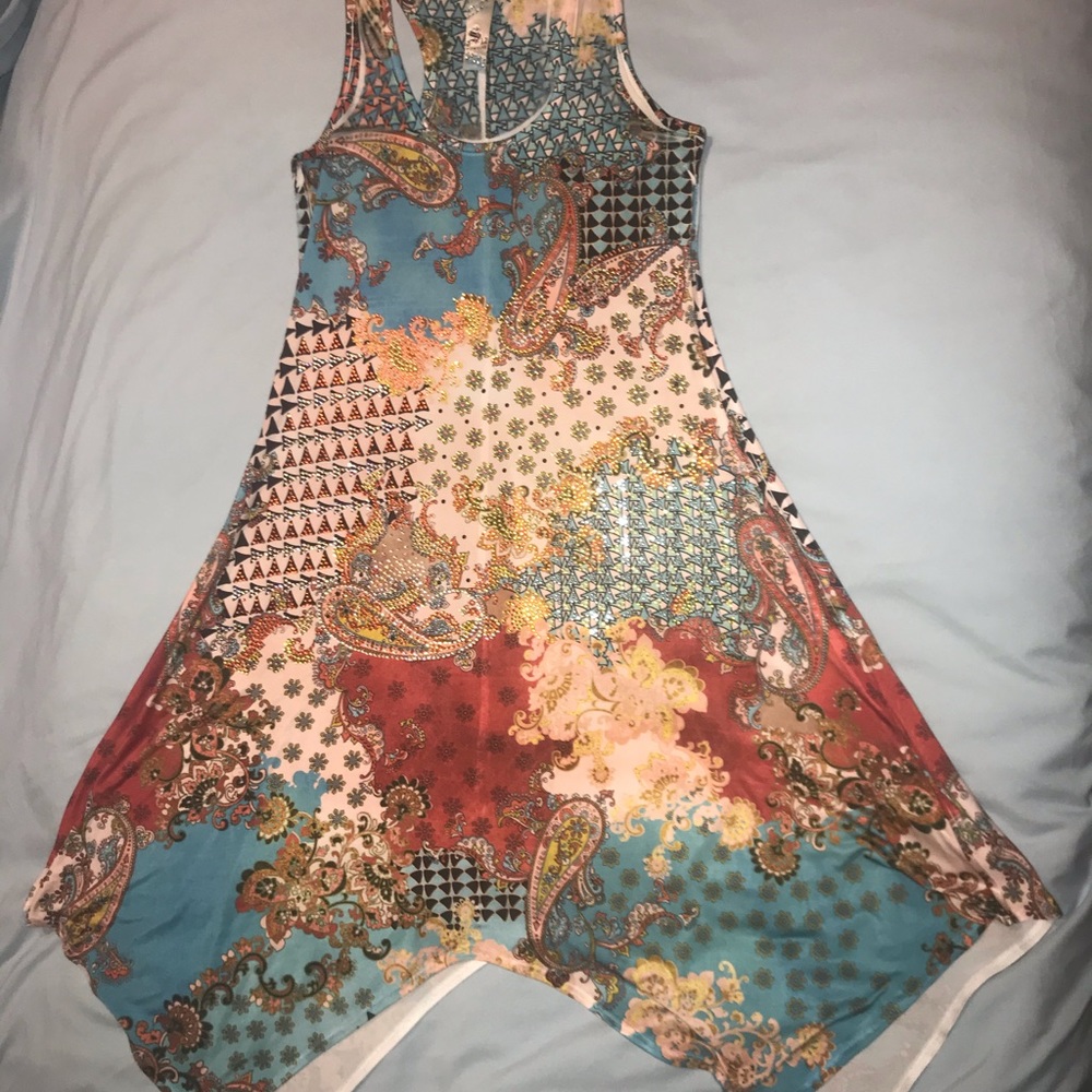 Multi-Pattern Dress - image 3